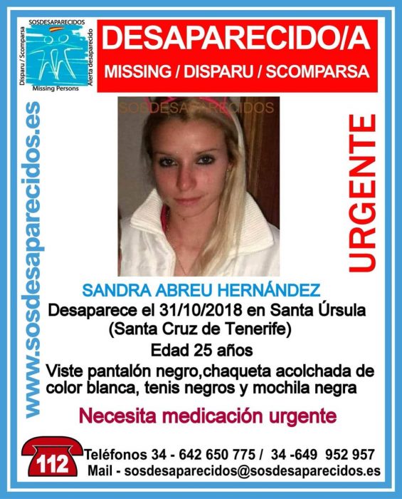 Missing Woman. Sandra10