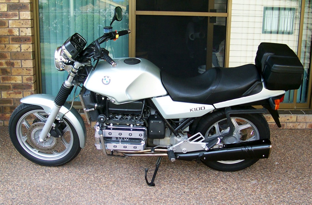 BMW k100 красный