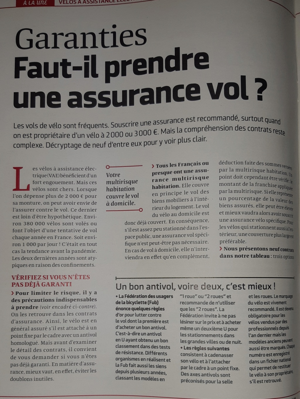 "que choisir"   test consumeriste pour et sur le velo - Page 2 20221211