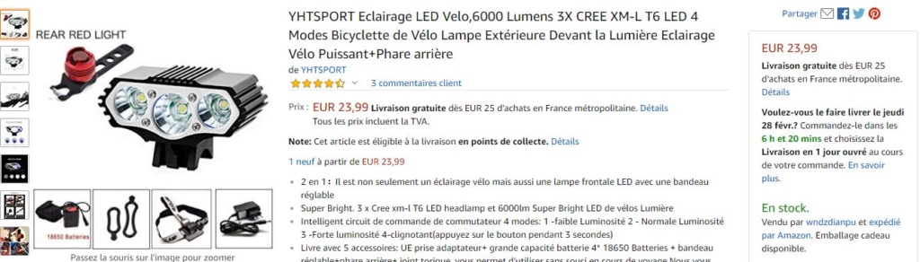 eclairage à DEL pour velo ( LED light for bike) PARTIE  1 - Page 23 A331