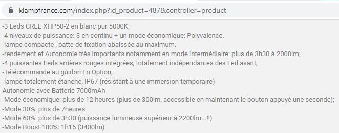 eclairage à DEL pour velo ( LED light for bike) PARTIE 2 Captu134