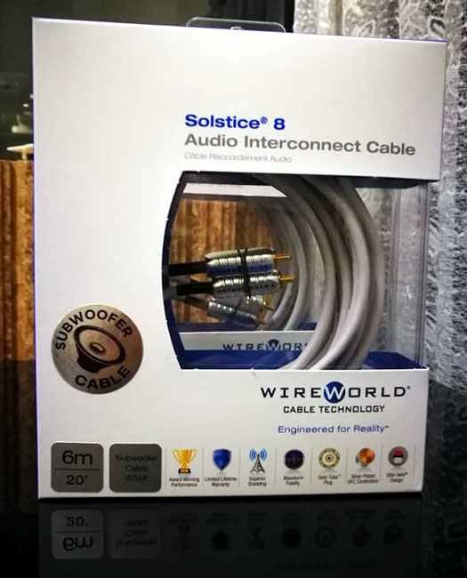 WireWorld Solstice 8 Subwoofer Interconnect Cable 4M / 6M 111