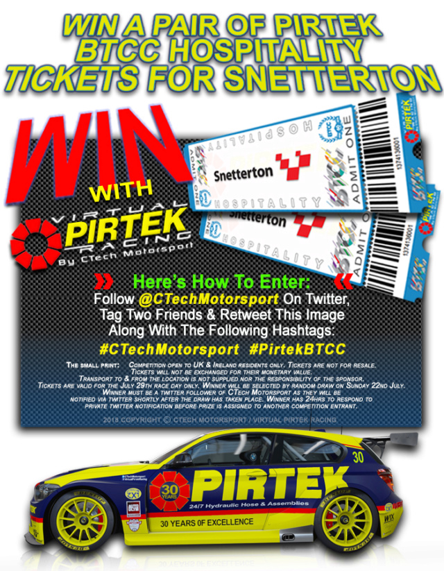 VPR - Snetterton BTCC Tickets Giveaway Snette11