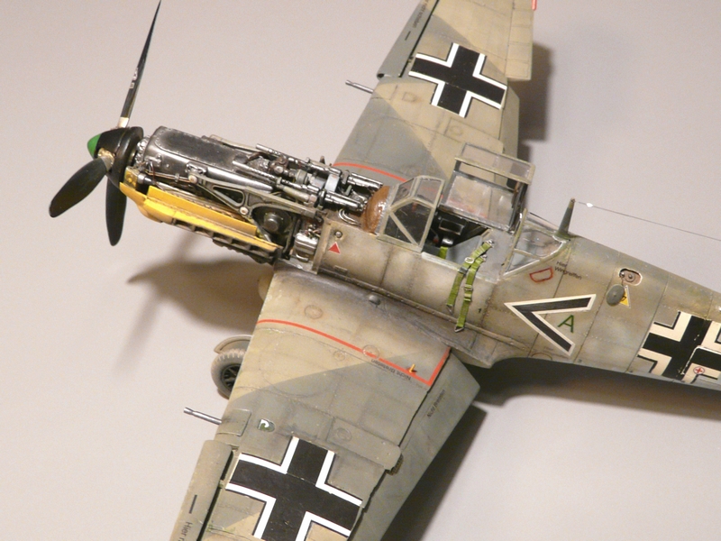 Messerschmitt Bf 109 E7 base AIRFIX VINTAGE 1/24 012