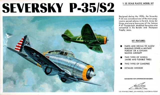 Seversky puis Republic P-35 de William Bros Inc au 1/32 11457012