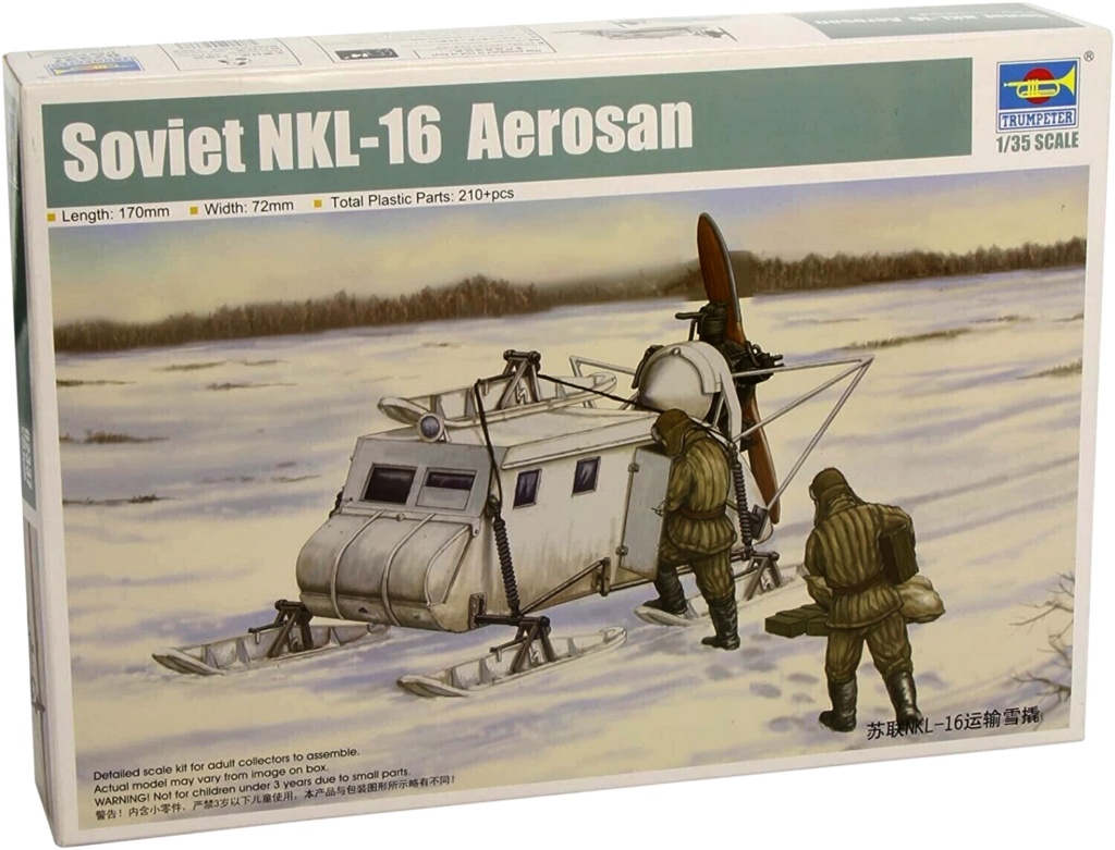 Aérosan NKL 16 scratch intégral au 1/32 à la sauce finlandaise 538