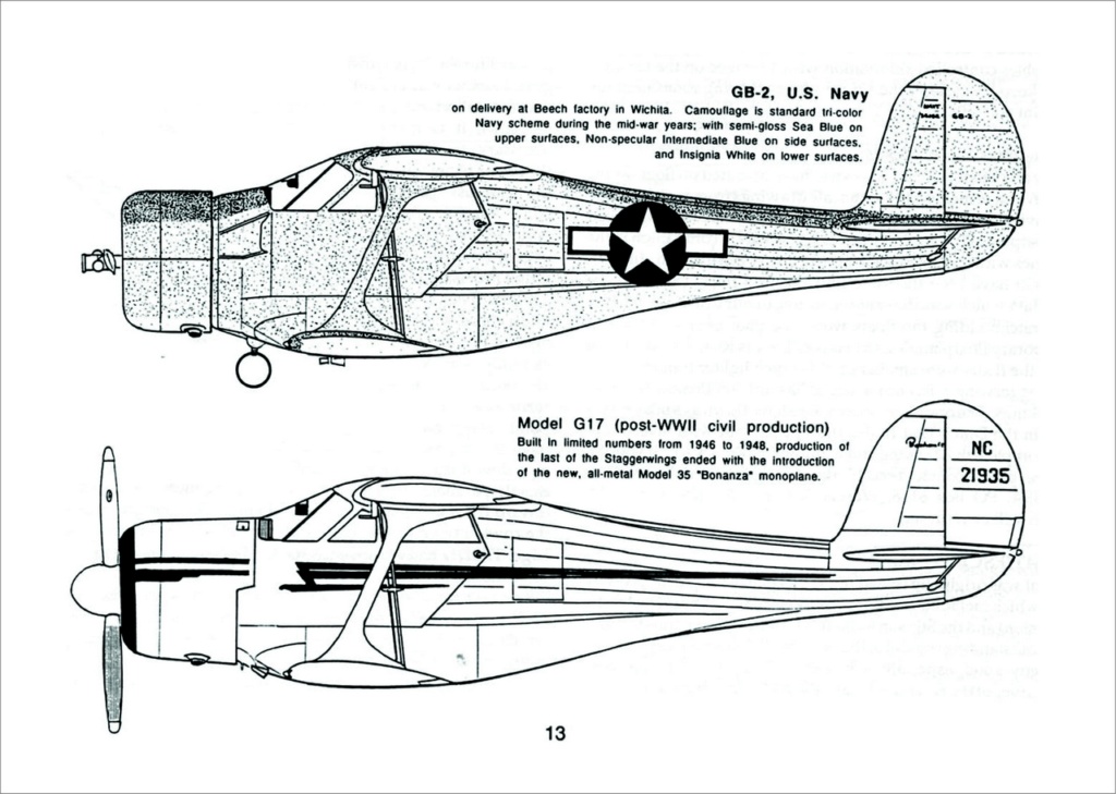 Beechcraft "Staggerwing" GB-2 US Navy au 1/32 Compar10