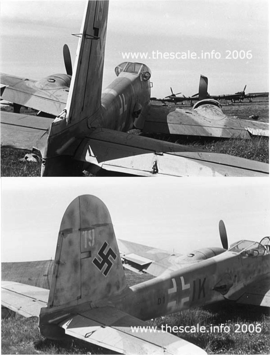 Messerschmitt Me 210 C au 1/32 Crashz12