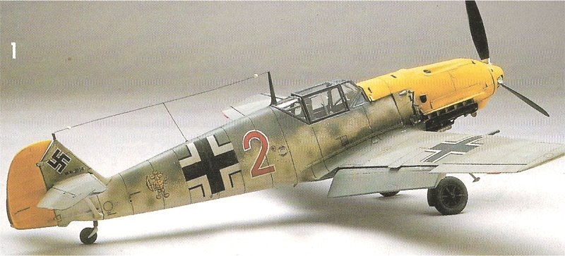 Messerschmitt Bf 109 E7 base AIRFIX VINTAGE 1/24 D17