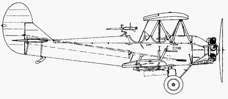 Polikarpov PO2 au 1/32 scratch intégral Fusela11