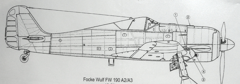  Focke Wulf 190 A-5  Airfix Vintage au 1/24  P_droi10