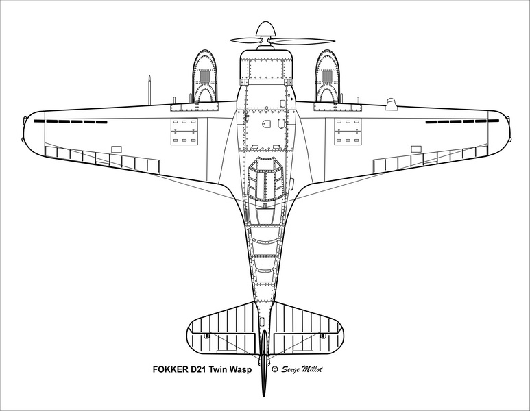 Le Fokker D-21 en version scratchée Twin Wasp au 1/32 - Page 3 Ski_ex12