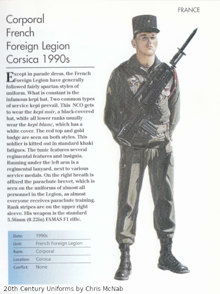 French Foreign Legion. Corpor30