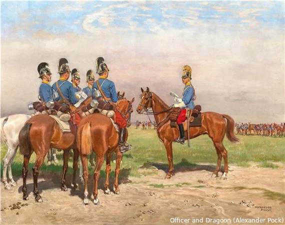 Austro-hungarian cavalry dragoons Offic112