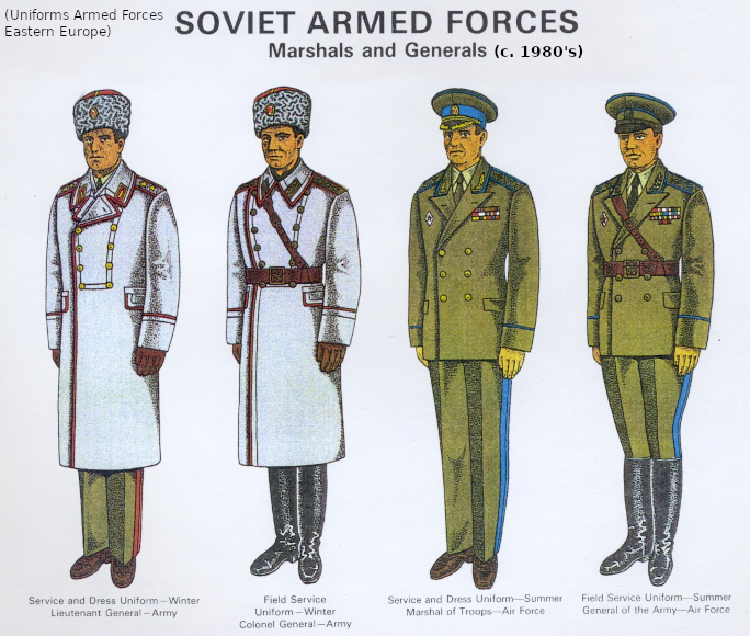 Post WWII Soviet USSR uniforms Unifo323