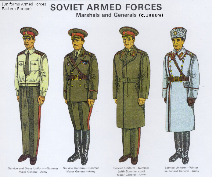 Post WWII Soviet USSR uniforms Unifo325