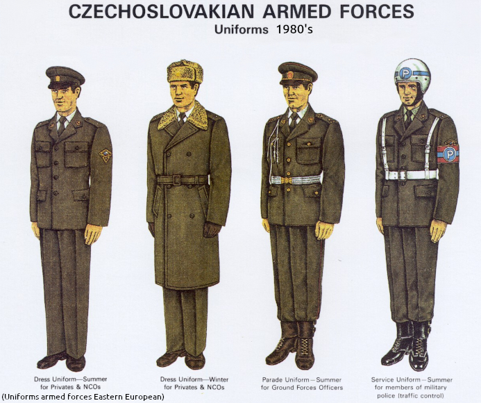 Czech Military, Warsaw Pact Unifo329