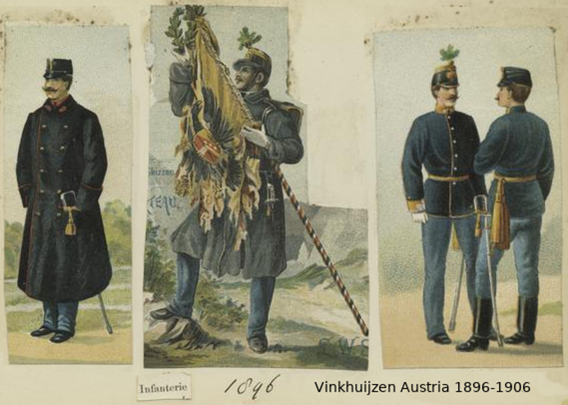 Austrian Uniforms Vinkhuijzen collection NYPL - Page 3 Vinkh840