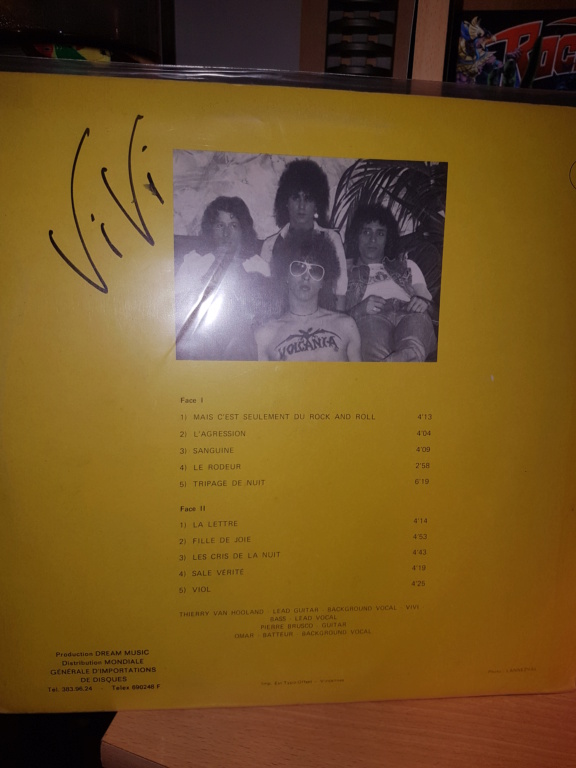 VOLCANIA  remasterisé en cd  "rock punk" 1977 20230513