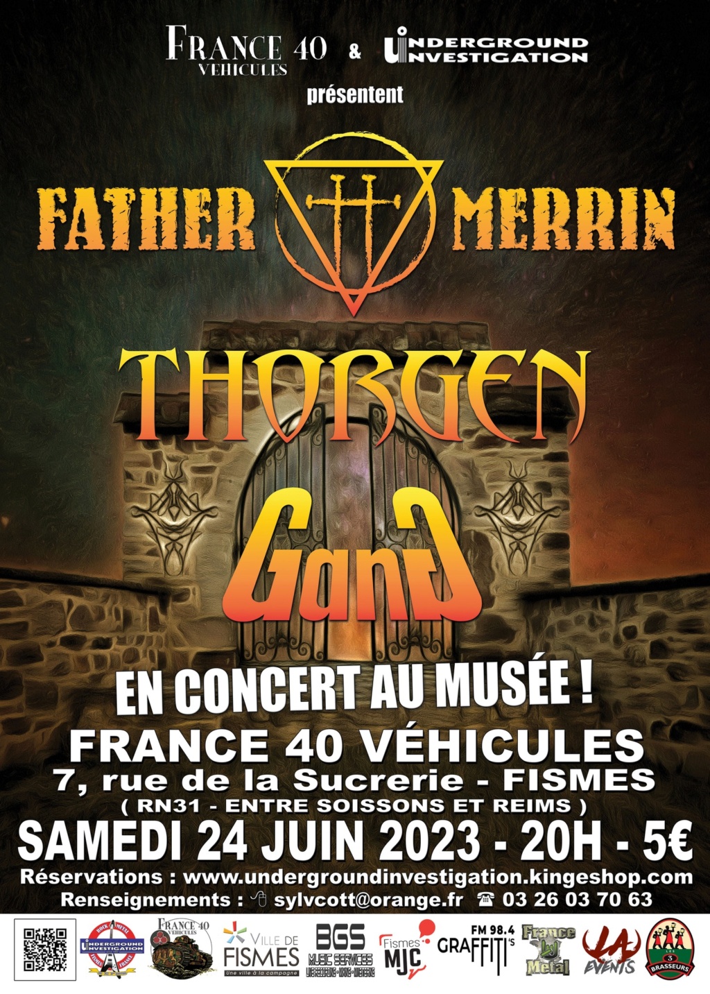 FATHER MERRIN + THORGEN + GANG - concert à Fismes, juin 2023 32860610