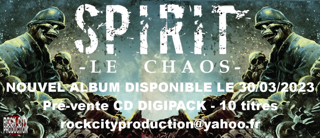 Spirit "le chaos" avril 2023 heavy metal 33451510