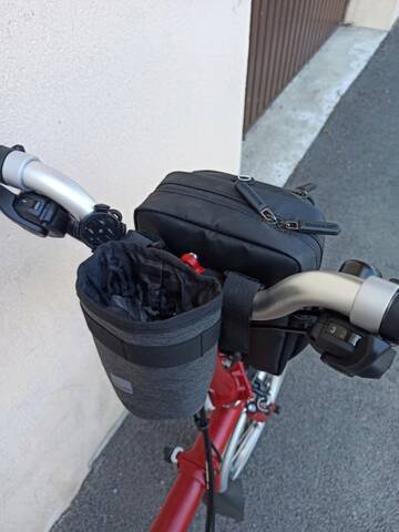 Sacoche de fourche vélo bikepacking COLUMBUS. Modèle étanche 3,5L