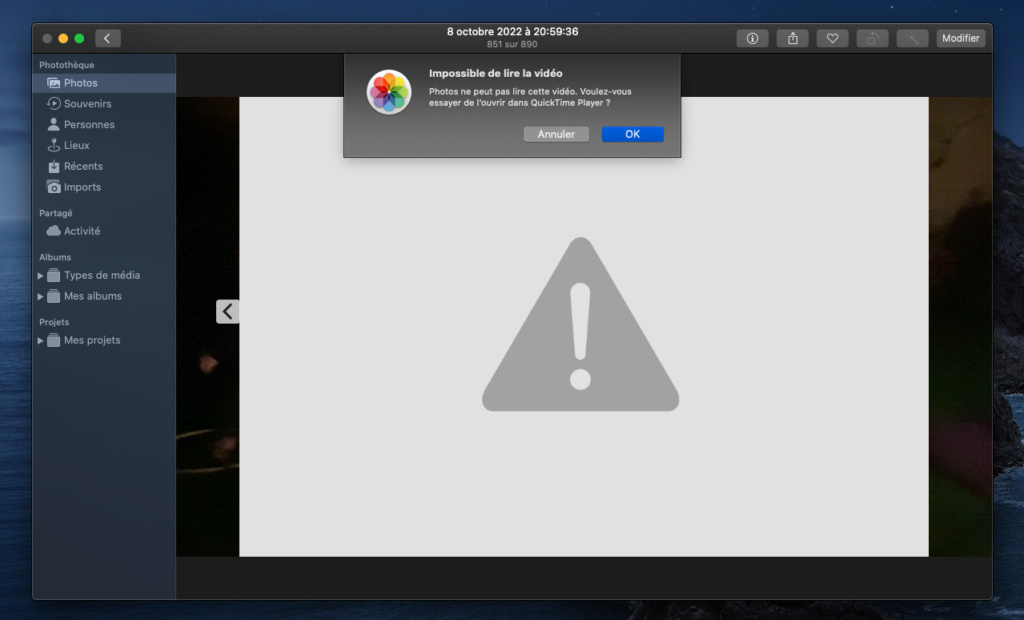[Photos] Impossible de lire la vidéo, quicktime erreur (-101) Captur11