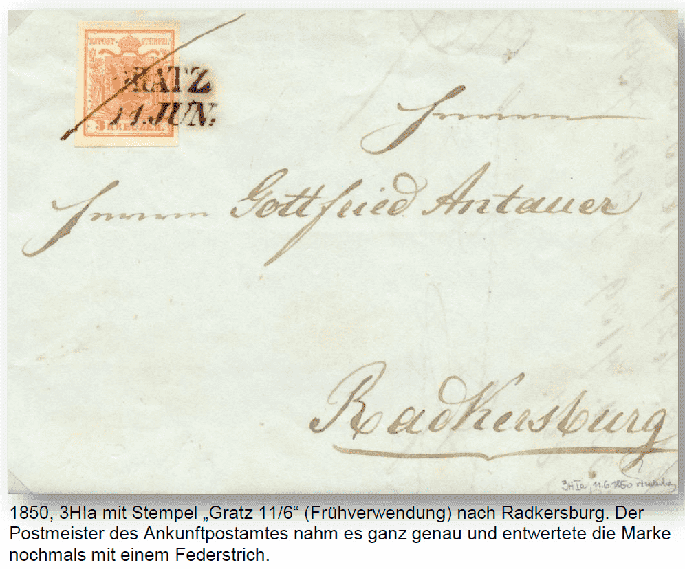 plattenfehler - Die erste Österreichische Ausgabe 1850 - Seite 25 Graz11