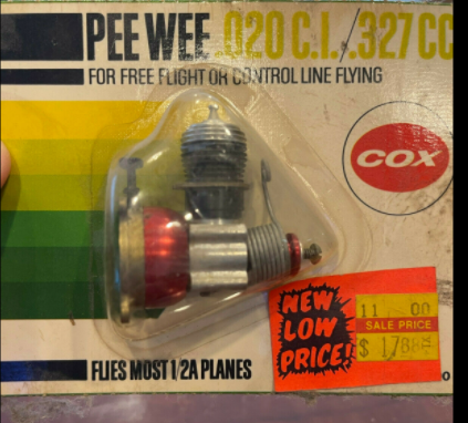 New in package Cox Pee Wee - 3 case gaskets? Screen83