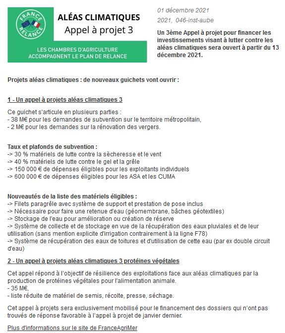 Plan de relance  80 millions d’euros de plus pour la conversion des agroéquipements - Page 2 Captur11