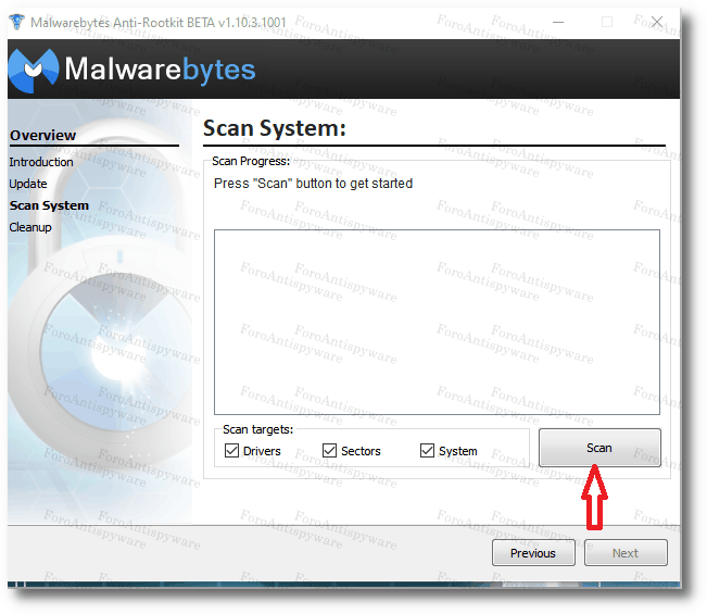 Manual Malwarebytes Anti-Rookit Mbar810