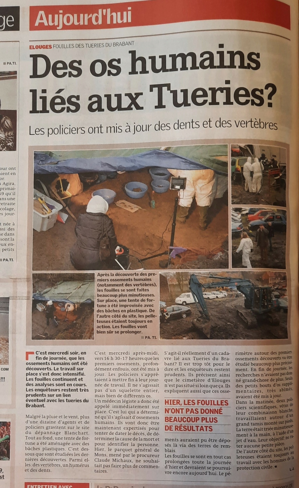 lesoir.be 20/01/2009 (fouilles dans le Borinage) - Page 6 20090113