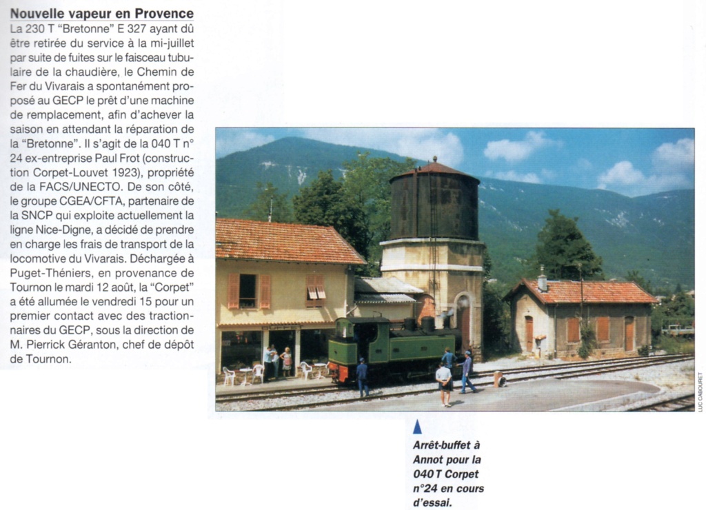 La gare de Thorame-Haute (CF Provence) dans Loco Revue ? Cp-13110