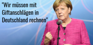 Merkel waarschuwt er komen waarschijnlijk gifgas aanvallen van uit de lucht in Europa Merk10