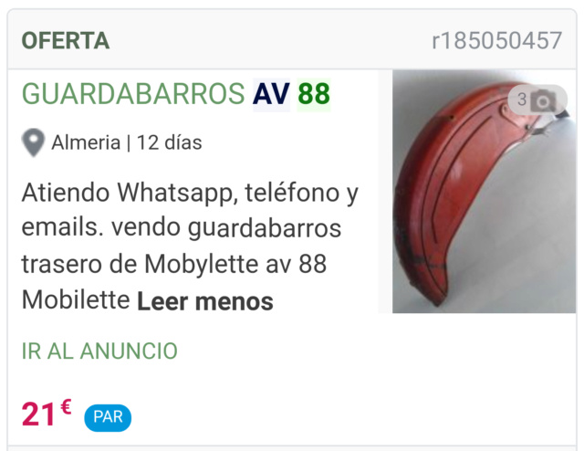 Compro guardabarros AV-88 tercera o cuarta serie Captur13