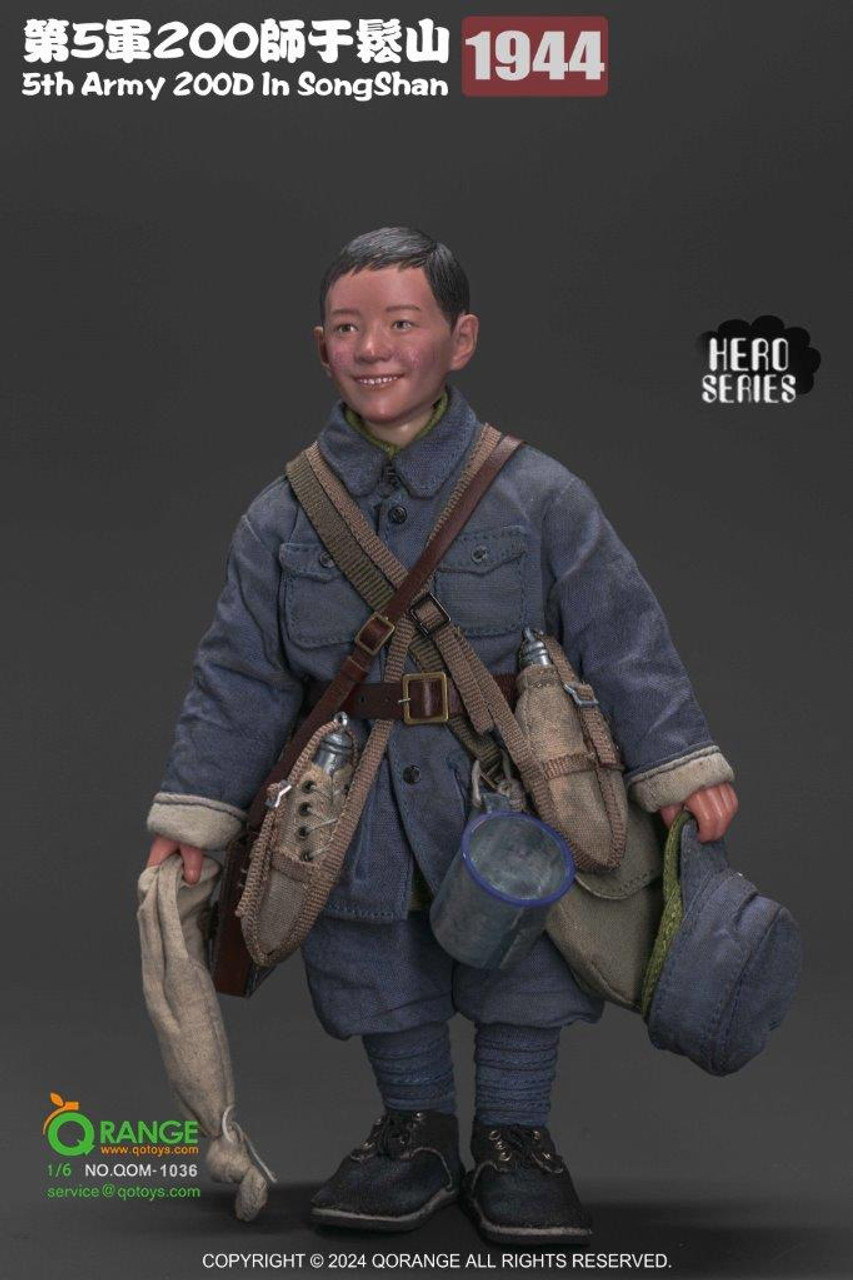 NEW PRODUCT: QO TOYS 1/6 5TH ARMY 200D IN SONGSHAN 1944 CHINESE SOLDIER [QOM-1036] Qom-1012