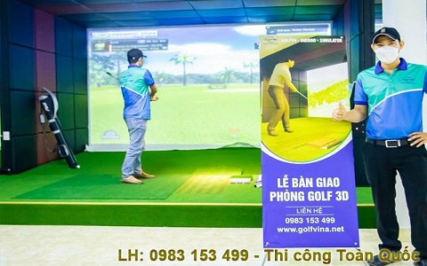 Địa chỉ chuyên dịch vụ tư vấn thi công phòng Golf 3D uy tín Golfvi15