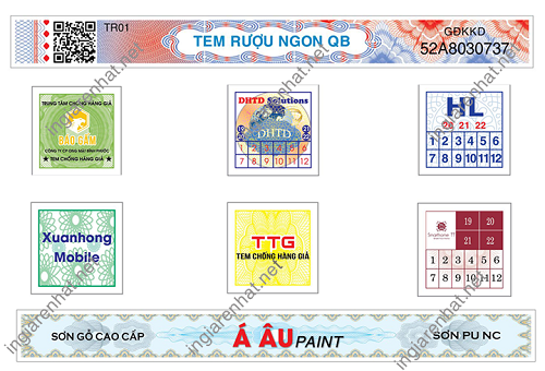 Minh Hoàng Label chuyên in ấn các loại tem nhãn giá rẻ Inteml11