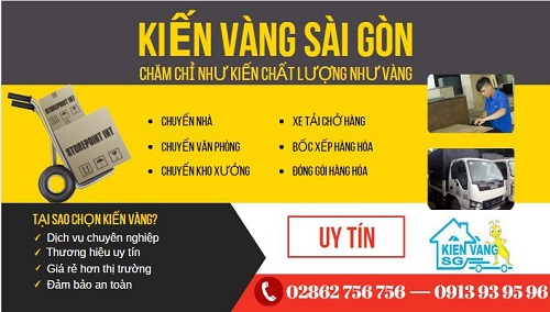 Kiến Vàng Sài Gòn - Cty taxi tải giá rẻ, uy tín tại TPHCM Kienva11