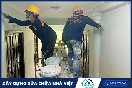 Nhà Việt - mang đến dvụ sơn tường trọn gói và theo hạng mục chuyên nghiệp Nha_vi70