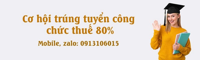 Cơ sở hàng đầu chuyên các khóa học ôn thi công chức thuế On_thi15