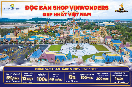 Tổng quan dự án Shop VinWonders Phú Quốc Vinwon11