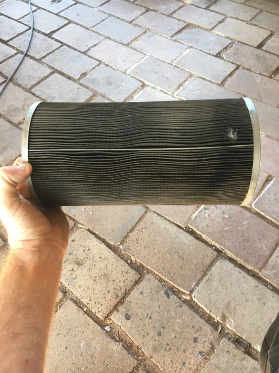 Old Air filter vs new air filter  13583010