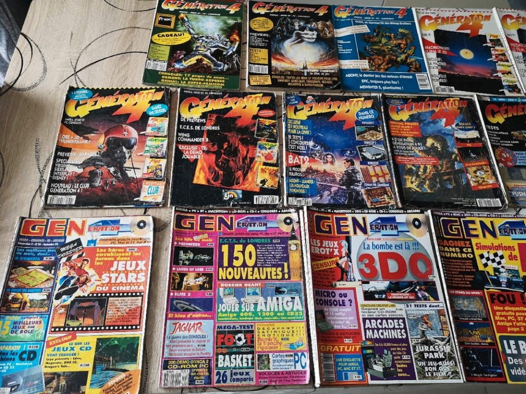 [RCH] magazines jeu video abimé Gen4210