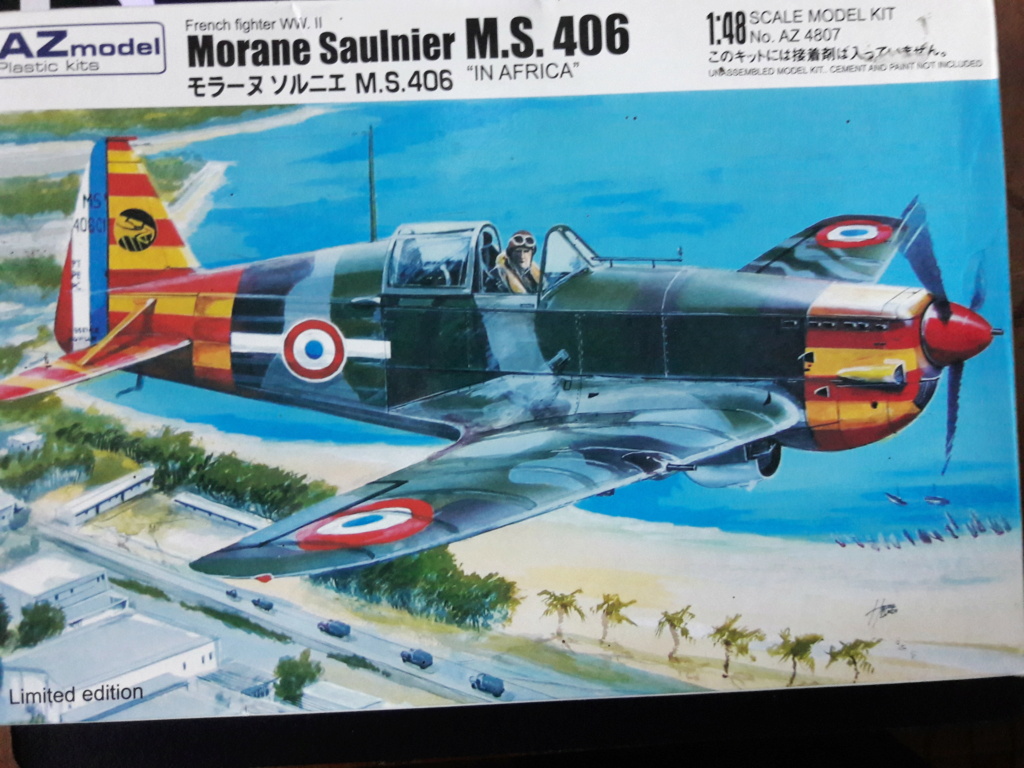 Morane-saulnier Ms406 AZ-model 1/48 (montage) Img_2194