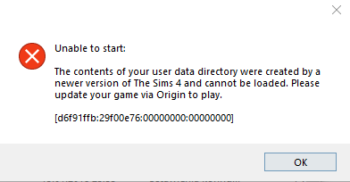 ''Origin'' error. Fsfgyt10