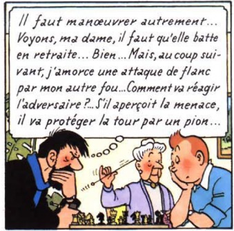 [Bd] Archibald Haddock joue aux échecs! Tintin10