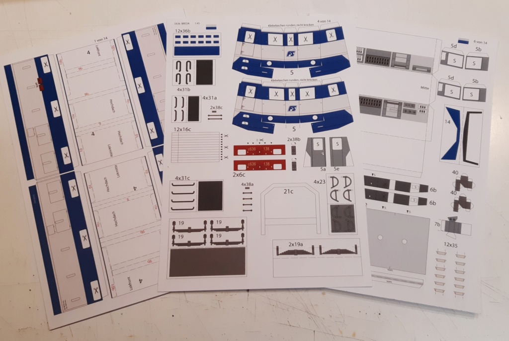 Italienische E.636 der FS in blau-grau, HS-DESIGN 1:45 20231180