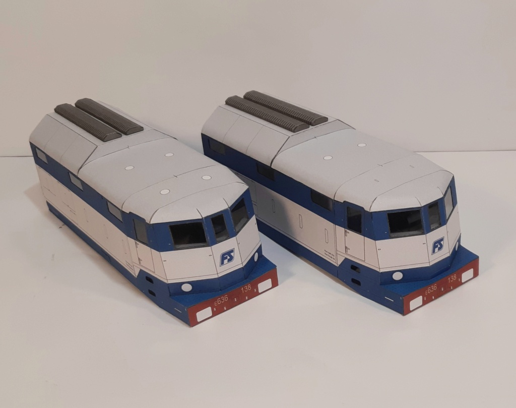 Italienische E.636 der FS in blau-grau, HS-DESIGN 1:45 20231213