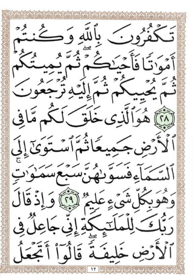 “صفحات من القرآن الكريم” (بالترتيب) B1089e10